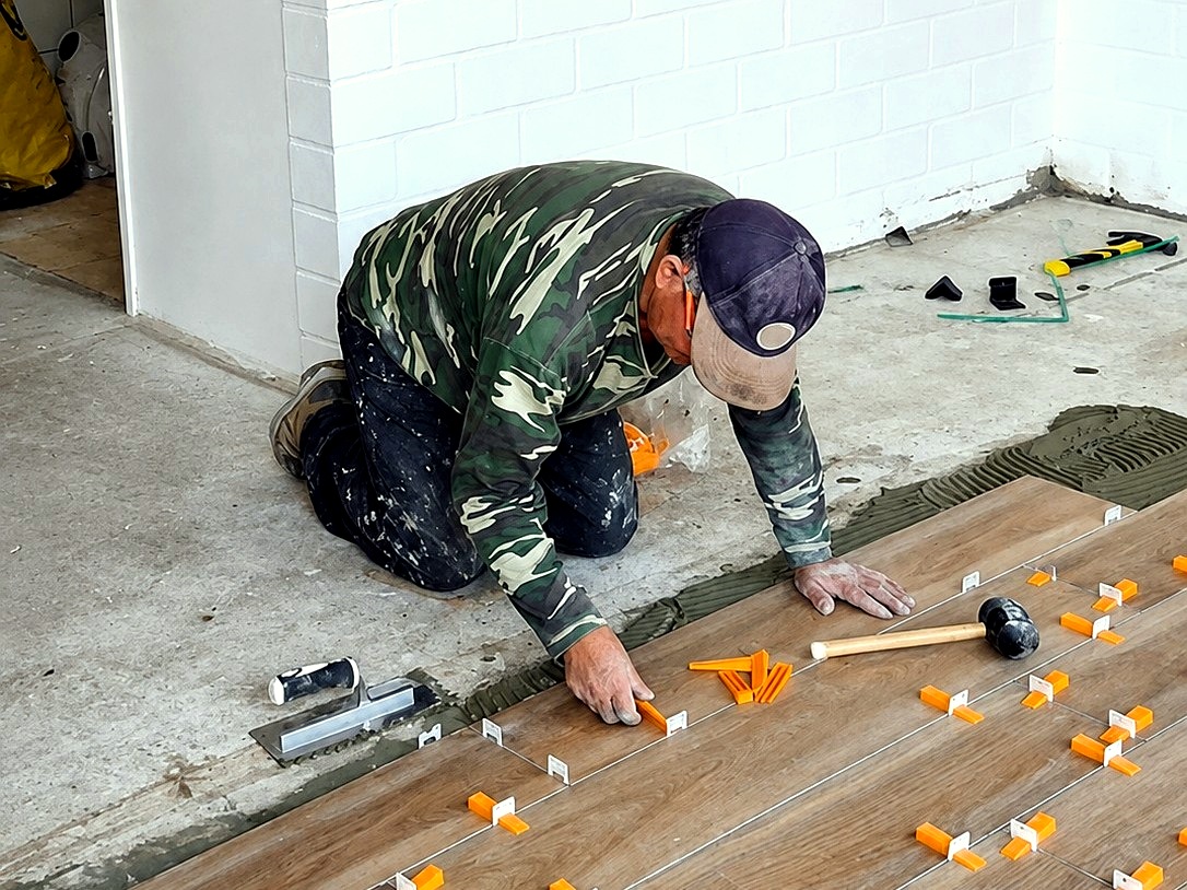 COBA WORKS remodeling project - professional flooring installation